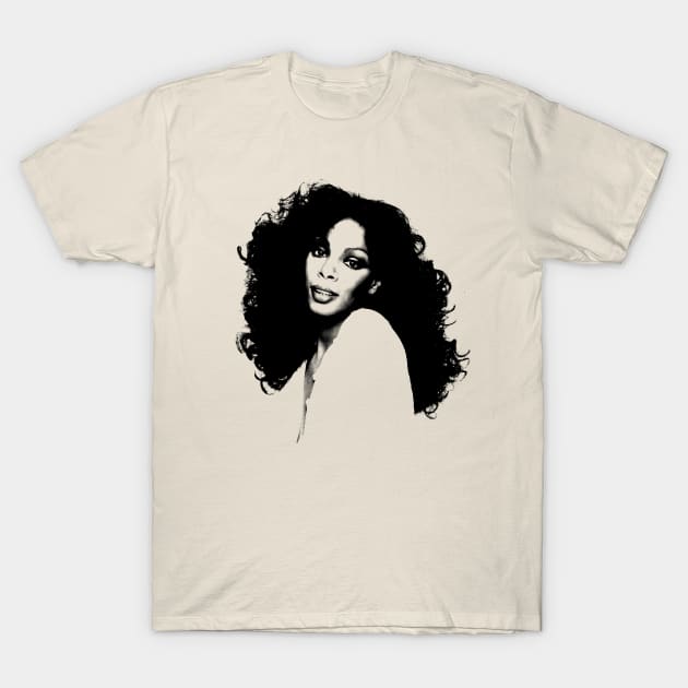 Donna Summer /// Vintage portrait T-Shirt by HectorVSAchille